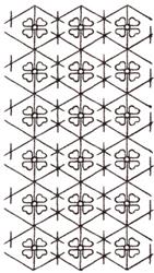 beginner-friendly easter sashiko machine embroidery pattern - Beehive Sashiko for decorative wall hangings
