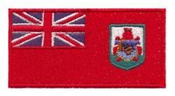 Bermuda Flag - 4x4 flag detailed machine embroidery design perfect for Flagpoles