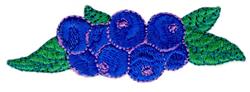 blueberrie beginner-friendly machine embroidery - Blueberries for decorative pillow covers