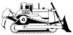 Bulldozer - 5x7 bulldozer beginner-friendly embroidery design for Work Uniforms