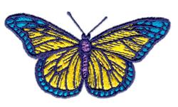 Butterfly - 4x4 butterfly detailed machine embroidery design for kitchen tea towels