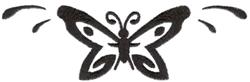 butterfly beginner-friendly machine embroidery - Butterfly for decorative pillow covers