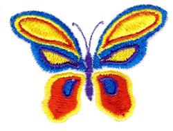 beginner-friendly summer butterfly machine embroidery pattern - Butterfly for Backpacks