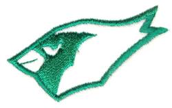 bird quick stitch machine digital embroidery - Cardinal Head perfect for Wall Decor