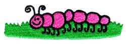 Centipede - 4x4 centipede beginner-friendly embroidery design for patchwork quilt blocks