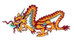 dragon beginner-friendly machine embroidery - Chinese Dragon perfect for kitchen aprons
