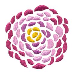 quick stitch easter leaf machine embroidery pattern - Chrysanthemum for decorative pillow covers