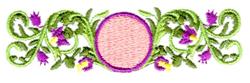 Circle Bouquet - 4x4 bouquet beginner-friendly embroidery design for Table Linens