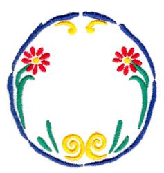 Circular Flowers - 4x4 flower beginner-friendly embroidery design for decorative pillow covers