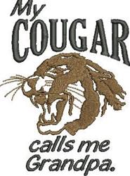 mascot detailed machine embroidery - Cougars Mascot perfect for Childrens Toys