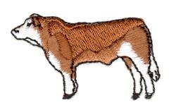quick stitch cow machine embroidery pattern - Cow perfect for decorative pillow covers