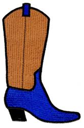 boot detailed machine embroidery - Cowboy Boot perfect for patchwork quilt blocks