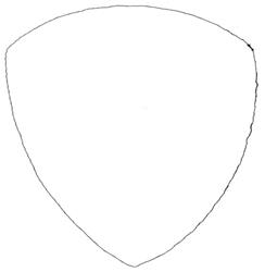quick stitch outline machine embroidery pattern - Crest Outline for Craft Fair Displays