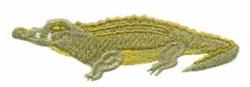 Crocodile - 4x4 crocodile beginner-friendly embroidery design for cute baby onesies