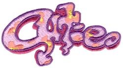 Cute text in playful font with pink and purple gradient and orange accents, perfect for cheerful projects.
