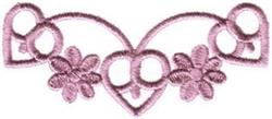 daisy beginner-friendly machine embroidery - Daisy Hearts perfect for Place Cards