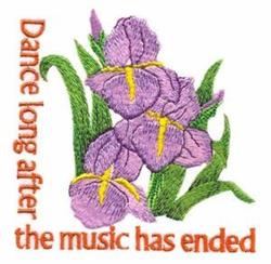 detailed leaf machine embroidery pattern - Dance Long After for patchwork quilt blocks