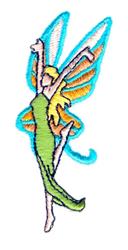 Dancing Fairy - 4x4 fairy beginner-friendly embroidery design for Costume Embellishments