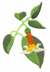 bloom beginner-friendly machine embroidery - Datura Bloom for decorative pillow covers