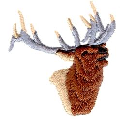 reindeer beginner-friendly machine embroidery - Elk Head perfect for kitchen tea towels
