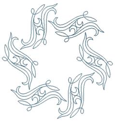 Fancy Swirls - swirl beginner-friendly machine embroidery design for Cheerful Crafts