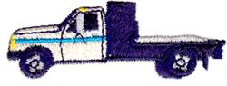 Flatbed Truck - 4x4 truck beginner-friendly embroidery design for decorative pillow covers