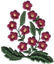 leaf beginner-friendly machine embroidery - Floral Cluster perfect for Table Linens