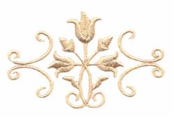 beginner-friendly whitework machine embroidery pattern - Floral Whitework for Bags