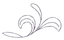 flourish quick stitch machine embroidery - Flourish for decorative wall hangings