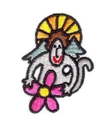 angel beginner-friendly machine embroidery - Flower Angel for patchwork quilt blocks