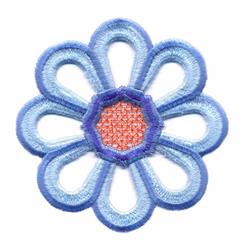 Flower Cutwork - 4x4 cutwork applique embroidery design for decorative pillow covers