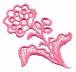leaf beginner-friendly machine embroidery - Flower Cutwork for reusable tote bags