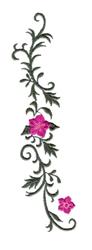 vine beginner-friendly machine embroidery - Flower Vine perfect for reusable tote bags