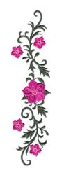 vine detailed machine embroidery - Flower Vine perfect for patchwork quilt blocks