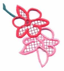 Flowers Cutwork - 4x4 cutwork beginner-friendly embroidery design for decorative pillow covers