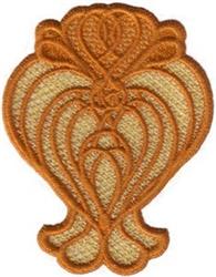 FSL Flower - 4x4 flower detailed machine embroidery design perfect for Napkins