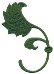 leaf beginner-friendly machine embroidery - Gaillardia Leaf for reusable tote bags