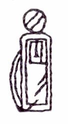 quick stitch pump machine embroidery pattern - Gas Pump perfect for reusable tote bags