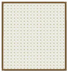 Geometric pattern featuring a minimalist grid with color variations and symmetry, perfect for versatile embroidery projects.