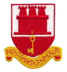 gibraltor detailed machine embroidery - Gibraltor perfect for decorative wall hangings