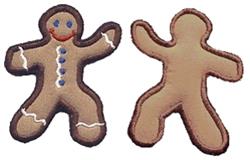 4x4 applique gingerbread man pattern - Gingerbread Boy Applique for decorative pillow covers