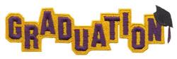 Graduation - 5x7 graduation detailed machine embroidery design for Home Decor