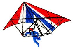 Hang Glider - 4x4 glider beginner-friendly machine embroidery design for Jackets