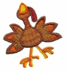bird beginner-friendly machine embroidery - Happy Turkey perfect for Gift Wrapping
