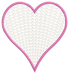 heart beginner-friendly machine embroidery - Heart perfect for reusable tote bags