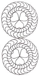 beginner-friendly easter heart machine embroidery pattern - Heart Ring Sashiko for kitchen aprons