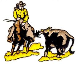 Herd Cutting - 4x4 cutting beginner-friendly embroidery design for reusable tote bags