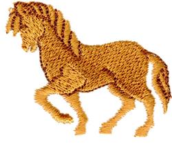 beginner-friendly horse machine embroidery pattern - Horse for patchwork quilt blocks
