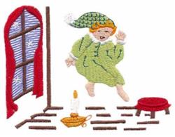 fairy detailed machine embroidery - Jack Be Nimble perfect for patchwork quilt blocks