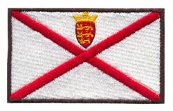 detailed flag machine digital embroidery pattern - Jersey Flag perfect for Jackets